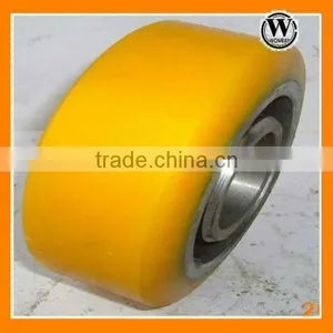 Cheap Polyurethane Hard Rubber Road Roller thumbnail-1