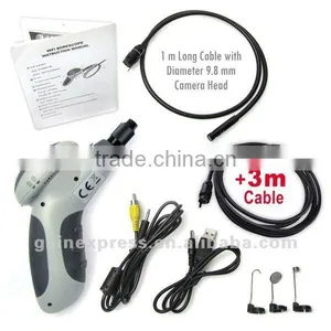 100% Wireless 4M Cable Video Inspection WiFi Snake Scope Borescope Endoscope 9.8mm Waterproof Camera Support Android IPad IPhone thumbnail-2