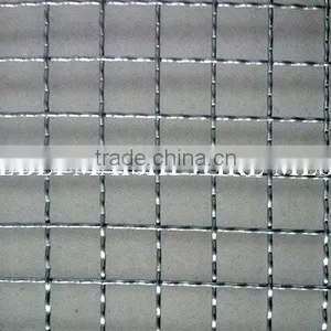 Galvanized Crimped Wire Mesh 2.6mm Diameter 1.44mesh/inch Galvanized Crimped Wire Mesh thumbnail-1