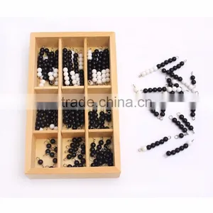 Early Learning Math Toy Montessori Wooden Toy Beads thumbnail-1