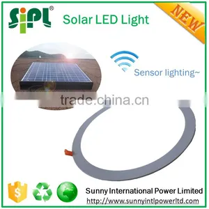 Indoor Residential Radar Sensor Home Light Solar Panel Powered LED Panel Light thumbnail-2