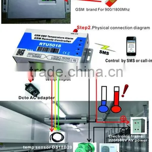 GSM SMS Temperature Controller With DS18B20 Temperature Probe thumbnail-2