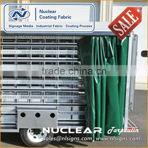 PVC Coated Tarpaulin Truck Side Curtain Tarps thumbnail-6