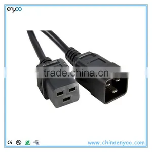 C20 to C19 Power Cord - Black Server Cable thumbnail-2