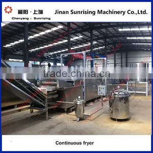 Automatic Continuous Deep Snack Food Fryer With Double Conveyor thumbnail-3