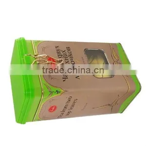 Coffee Tin Box With Plastic Lid thumbnail-2