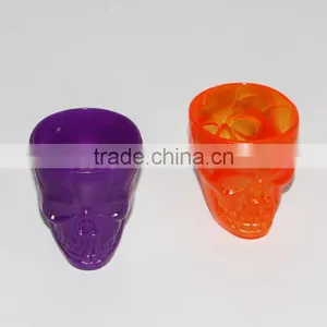 Cool Skull 2oz Plastic Beer Shot Glass Halloween Skull Cup thumbnail-3