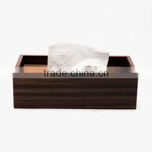 100% Solid Wood Original Napkin Packaging Box, Retro Art Paper Towels Storage Box thumbnail-2