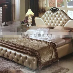 2015 Master King Size Leather Bedroom Furniture Set / Home Bedroom Furniture YC107 YC107 thumbnail-1