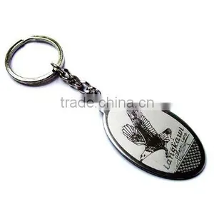 Sandy Effected Metal Keychain thumbnail-1