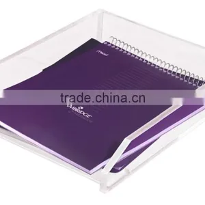 Custom Clear Acrylic Lucite Plexiglass 1 2 3 4 5 Tier Document Letter Tray thumbnail-2