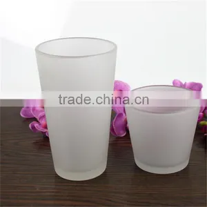 Rose Candle Holder Set of Two Frosting Candles thumbnail-1
