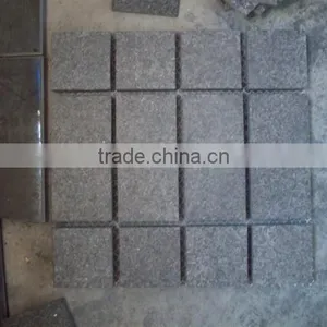 Black Granite Mesh Paving Cheap Black Paver Granite Paving Stone thumbnail-1