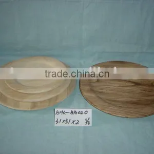 Unfinished Antique Wood Plates thumbnail-1