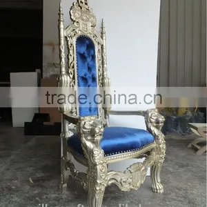 Wedding Stage Bride and Groom King and Queen Chairs thumbnail-4
