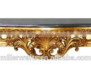 Classical European Style Marble Wood or Marble Top Antique Console Table thumbnail-3