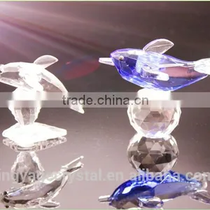 Handmade Brilliant Crystal Dolphin Model Best Toys for 2016 Christmas Gift thumbnail-1