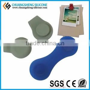 Silicone Magnetic Clips, Magnetic Badge Clip, Rubber Plastic Badge Clip thumbnail-6
