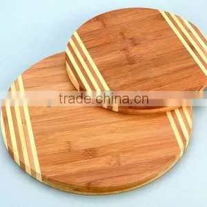 ROUND WOODEN/BAMBOO CUTTING BOARD thumbnail-1