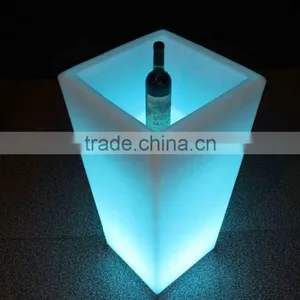 Led Lighted Flower Pots Plastic Flower Vase Home Decoration Pots thumbnail-6
