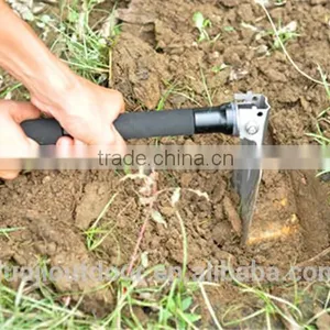 2016 10-in-1 Outdoor Emergency Shovel With Knife Hoe Hammer Fire Flint thumbnail-5