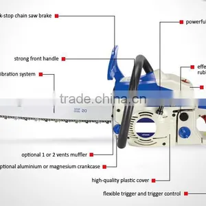55cc 20" 2300W Mini Gas Chain Saw CE/GS/EMC/EU2 Approval GW8233 thumbnail-1