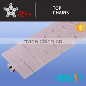 820-K250 POM Plastic Straight Run Single Hinge Plastic Flat Top Chain thumbnail-3