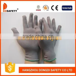 DDSAFETY 2017 Excellent Comfort 13 Gauge Grey Nylon Gloves Safety Gloves thumbnail-1
