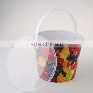 PP OEM Service FDA Plastic Popcorn Bucket With Lid thumbnail-1