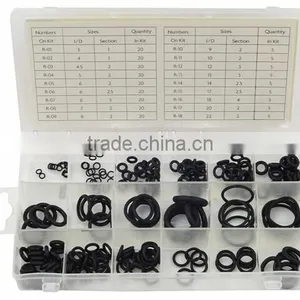Professional Factory 225 Pcs Rubber O- Ring Assortment / Hardware Sets thumbnail-1
