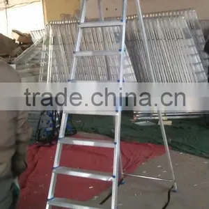 Household Aluminum Step Folding Ladder With Lowest Price thumbnail-1
