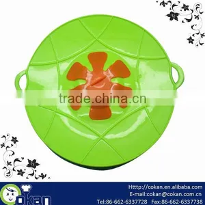 Silicon Spill Lid Stopper ,Silicone Lid Stops Pots and Pans Spill Stopper 11.5" Silicone Pot thumbnail-1