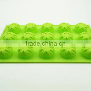 1192 15 Pcs Roses Shaped Silicone Chocolate Mould and Mold thumbnail-2