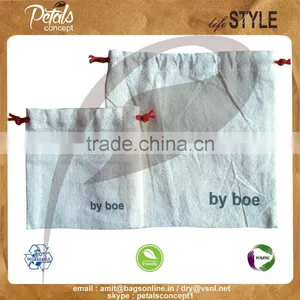 Small Gift Pouch With Polysilk Drawstring thumbnail-1
