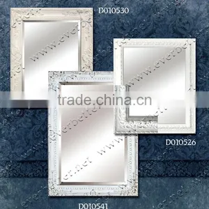 Wood Framed Traditional Antique Design Solid Wood Mirror thumbnail-1