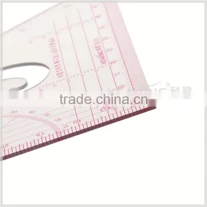 Kearing High Quality Plastic Scale Rulers With Goniometer 1:3 &1:5 Sanwich Line Ruler for Fashion Design#8535 thumbnail-5