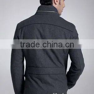 Wool High Quality Winter Warm Men Coat Made to Measure Overcoat. BCL036 thumbnail-2