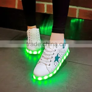 HFJH307 LOW MOQ OEM Customize Led Shoes Factory Price thumbnail-5