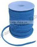 Real Suede Leather String 3mm Blue Color thumbnail-1