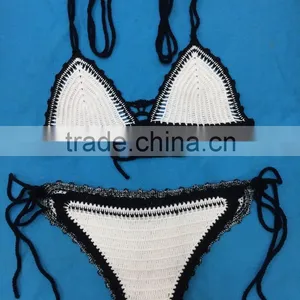 Newest Sexy Yong Ladies Fashion Bikini Crochet Cotton Summer Beach Wear thumbnail-1