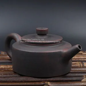 Purple Clay Teapots Nixing Pottery Zhou Pan Pure Handmade 150ml Teapot thumbnail-2