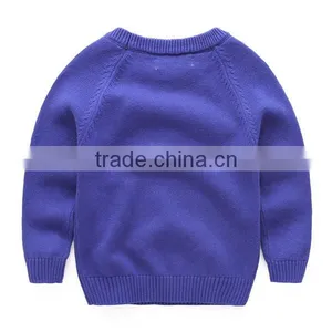 Kids Clothes 2015 Children's Cartoon Lion Sweater Baby Boy Sweater Pullover thumbnail-2