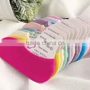 Zm40572b Summer Ventilate Velvet Women Cotton Socks Ladies Fancy Low-cut Liners Socks thumbnail-1