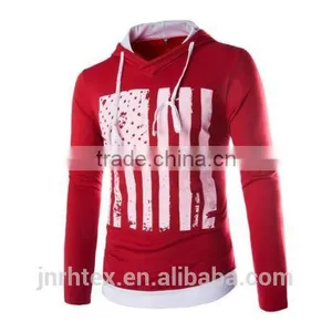 Hot Mens Long Sleeve Custom Print Couple Lover Hooded Sweatshirt thumbnail-5