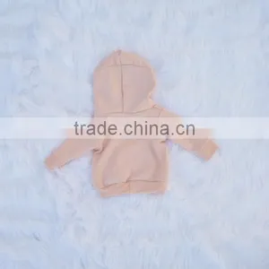 Wholesale Children Hoodies Baby Boys Custom Made Plain Pullover Hoodies for Kids thumbnail-2