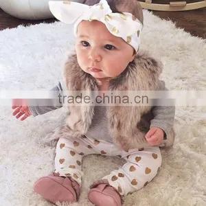 2017 Autumn Baby Boy Clothes Cotton T-shirt+Pants Newborn 2pcs Suit Baby Girl Clothes thumbnail-1