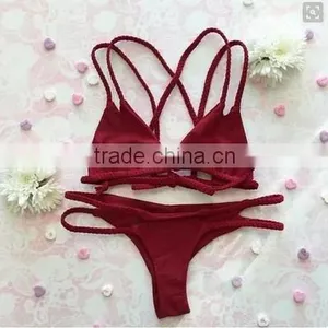2017 Ladies Swim Suit Bathing Suit Brazilian Bikinis thumbnail-1