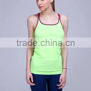 2017 Fashion Nylon Seamless Ladies Tank Tops thumbnail-1