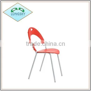 2015 Leisure Style Metal Frame Stacking Plastic Chair With Many Colours,colouful Plastic Chair thumbnail-4