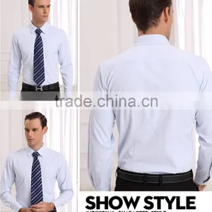 Custom 100% Cotton White Pant Shirt New Style Pant Men's Dress Shirt Design thumbnail-3